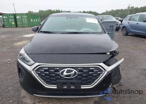 2020 Hyundai Ioniq Hybrid Blue from USA, damaged, VIN KMHC65LC2LU221414